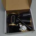 Portable Car Vacuum Cordless Mini Handheld Vacuums Cleaner Rechargeable with LCD Display and Multi-Nozzles, High Power hand held cleaners for Car, Home, Office, Sofa, Pet Hair,keyboard (Black)