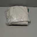 Collive Kitchen Runner Rug, 2' x 4.3' Hand-Woven Reversible Washable Rug, White/Beige Cotton Modern Farmhouse Bathroom Rug Hallway Carpet for Foyer Bedroom Entry Back Door Decor