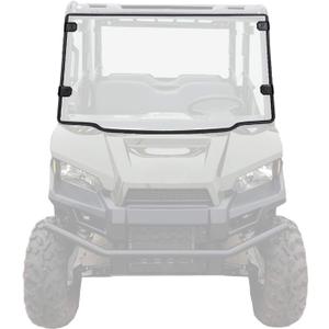 Front Full Windshield Replacement for 2015-2021 Polaris Ranger Midsize 570 500 Crew EV ETX Scratch Resistant 1/4 Inch Thick PMMA Windscreen
