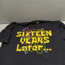 Sixteen Years Later 16 Years 16th Birthday Party Funny Meme T-Shirt, Etra Large, Black 