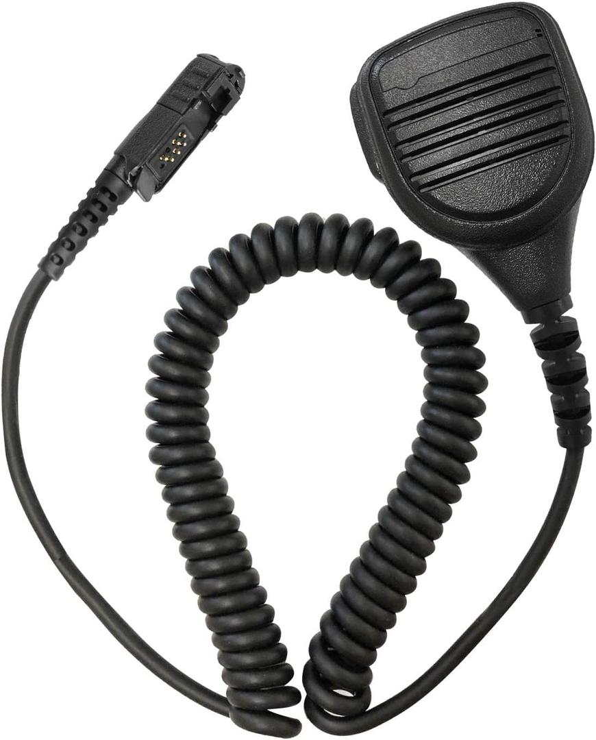 Amasu XPR3300 XPR3500e Remote Speaker Microphone Shoulder Mic for XPR3000 XPR3300e XPR3500 XPR3000e DP2000 DP2400 DEP XIR PMMN4075 PMMN4076 PMMN4071A