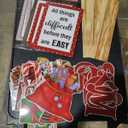 Qilery Christmas Bulletin Board Decorations Set – Holiday Words of Wisdom Wall Cutouts with Inspirational Quotes, Classroom Christmas Decor for Teachers, Office, Home, Winter Party Supplies