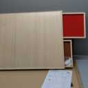 Puzzle Board with Drawers Rotatable 360-Degree Wheels and Cover 30" x 22" 1000 Piece Wooden Jigsaw Puzzle Table Storage Organizer Portable Lightweight Design