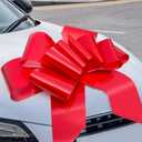 Big Red Car Bow 30in Large Giant for Car, Birthday Gift, Large Gift