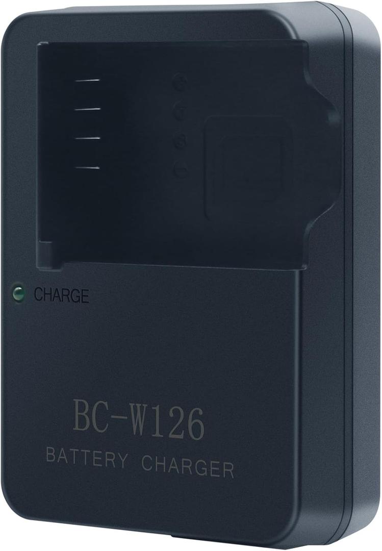 BC-W126 Camera Battery Charger for Fujifilm FinePix X-PRO1 X-PRO2 X-PRO3 XH1 XT1 XT2 XT3 XT10 XT20 XT30 XT100 XT200 XE1 XE2 XE2S XE3 XE4 XA1 XA2 XA3 XA5 XA7 XA10 XM1 X100VI X100V X100F HS30 33 35 50