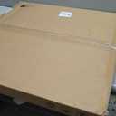 Round Coffee Table, Small Circle Coffee Table with Storage, Modern Wood Round Center Table for Living Room, Home Office, Small Space, Easy Assembly, Rustic Brown