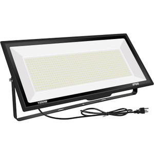 1000W LED Flood Lights,4200 watt Equivalent 98000LM Super Bright Outdoor LED Arena Lights 85-265V IP66 Waterproof 6000K Daylight Commercial Lighting for Stadium, Backyard, Parking Lots etc