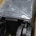 Sfozstra Collapsible Wagon Cart with Wheels Foldable, Large Capacity Multifunctional Wagon with Camping Table, with All Terrain Wheels for Outdoor Beach Sports Fishing Camping,150L (Black, M)