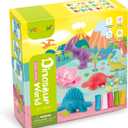 VConejo Color Dough Toys Dough Accessories Set Creations Tools for Kid 2-4-8 Years (Dinosaurs World)