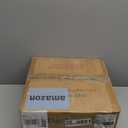 Darkaway Large Ceiling Light Fixtures, 3-Light Flush Mount Ceiling Light with Water Ripple Glass Shade for Indoor Outdoor Hallway Kitchen Bedroom Porch Living Room Oil-Rubbed Bronze Finish