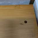 Corner Bamboo Bread Box for Kitchen Counter Large Capacity Rustic Bread Storage Container with Wavy Arcylic Transparent Door Vintage Storage for Homemade Bread (Brown)