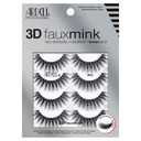Ardell 3D Faux Mink Lashes 853 - Reusable Wispies Eyelashes with Invisiband for Seamless Volume, 4 Pairs