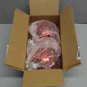 XmasExp Large Christmas Ball Ornaments,2pcs Red Giant Shatterproof Plastic Hanging Mercury Xmas Ball Decorations Christmas Tree Ornaments (Red, 6")