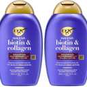 OGX Shampoo for Thin Hair, 13 fl oz | Biotin & Collagen | Volumizing | Sulfate-Free | Pack of 2