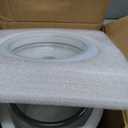 Folinstall Wide Mouth Apothecary Jar with Lid, 0.5 Gallon Glass Jar for Kitchen Storage and Laundry Room Organization, 72 oz Clear Glass Container for Cookie, Candy, Sugar, Flour, Nuts