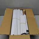 LANTEFUL Tall Shoe Rack 10 Tier Shoe Organizer Large Shoe Shelf with 18 Hooks Storage for 50 Pair Sneaker and Boot, Stackable Vertical Shoe Rack Organizer for Closet, Entryway, Bedroom, White (10 Tier-68" High-34" Wide)