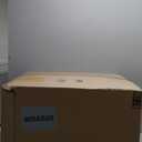 Amazon Basics No-Mess Hooded Enclosed Cat Litter Box, Large, Multicolor, 24 in x 18 in x 17 in