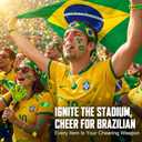 2026 World Cup Fan Accessories Kit, 7 PCS World Soccer Sport Cup Gear Set, World Cup Merchandise for Soccer Party Decorations, Stadium Events, Watch Party, Home Cheering