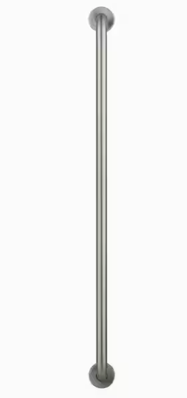 Bathroom Curtain Holder,  Shower Curtain Rod, Size 44inc, Silver