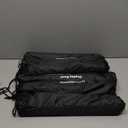 JIUYE 63" Tall Display Easel Stand for Wedding Sign Poster, Foldable and Adjustable Floor Metal Easels for Display Painting Arts, with Portable Bag, Holds 5 LBS (Black,6Pack)