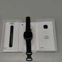 Fitbit Versa 4 Fitness Smartwatch with Daily Readiness, GPS, 24/7 Heart Rate, 40+ Exercise Modes, Sleep Tracking and more, Black/Graphite, One Size (S & L Bands Included)