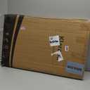 Metal Freestanding Dog Gate with Cat Door for Indoor/Outdoor,80" Extra Wide Foldable Pet Gate,32" Tall Foldable Indoor Dog Fence for Large Openings Stairs,Deck,Yard,Doorways(4 Panels,White)