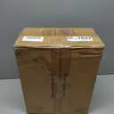 YAOHUOO Printer Stand with Power Outlet/Fabric Drawers, Printer Cabinet with Storage Shelf and Rolling Shredder Stand, Printer Table for Home Office, 22.8"15" White