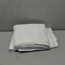 H.VERSAILTEX 100% Blackout Curtains for Bedroom Thermal Insulated Linen Textured Curtains Heat and Full Light Blocking Drapes Living Room Curtains 2 Panel Sets, 52x108 - Inch, Pure White