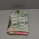 ECOTOB Pink and Green Floral Shower Curtain, Aesthetic Flower Eucalyptus Leaf Rustic Shower Curtains for Bathroom, Spring Wildflower Botanical Bath Curtain Washable Fabric with Hooks, 72Lx72W Inches