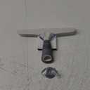 MR.SIGA Multi-Purpose Silicon Squeegee for Window, Glass, Shower Door, Car Windshield, Heavy Duty Window Scrubber, Includes Suction Hook, 10 inch, White & Gray, 1 Pack