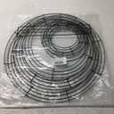 5 Pieces Christmas Metal Wreath Frame Ring Round DIY Macrame Floral Crafts Wire Wreath Form Christmas Decoration Door Craft (Deep Green, 12 Inch, 8 Inch)