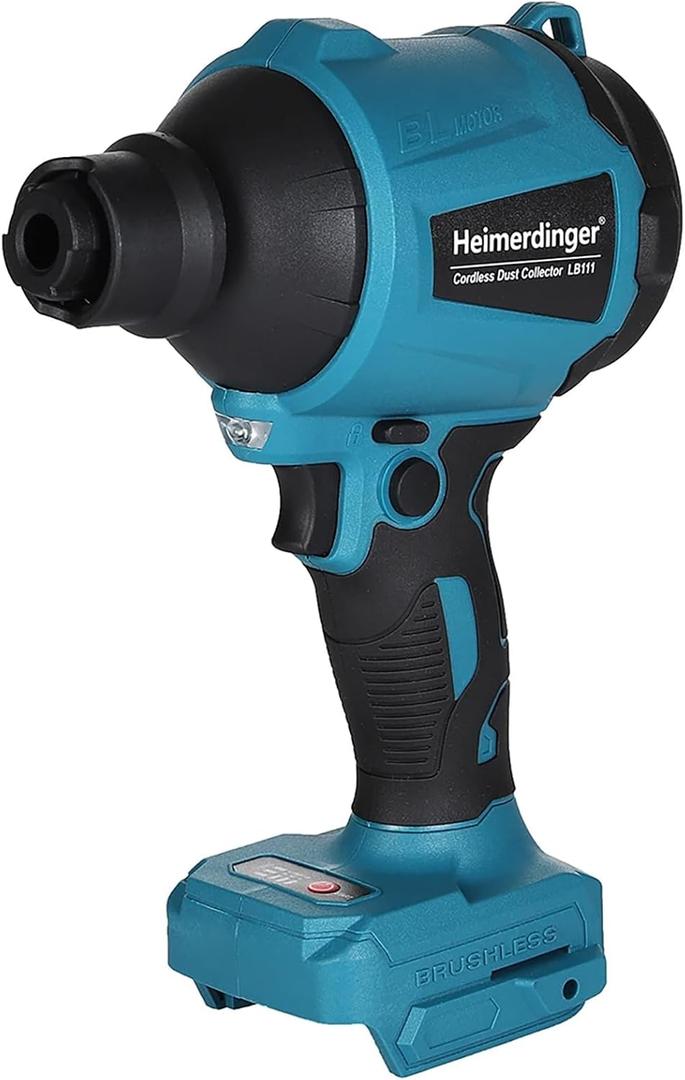 Cordless Dust Blower for Makita 18V Battery,3 Speeds 51000RPM Brushless Motor High Speed Blower/Inflator for Keyboard,Car,Camping and Wood Workshop