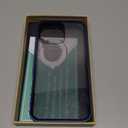 Privacy Magnetic Case for iPhone 16 Pro Max with Metal Titanium Frame Privacy Screen Protector & Camera Lens Protector, Magnetic Adsorption Double Sided Glass Case Anti Peep Anti Spy Phone Cover