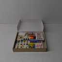 23 in 1 Busy Board Montessori Toys for 1-3 Year Old Wooden Learning Educational Toy for Toddlers with 15 Switches, 26 LED Lights, Music boxes, Locks,Zippers Toddler Sensory Toys for Soothing A Baby