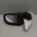 Right Passenger Side Mirror Compatible with Hyundai Sonata 2006 2007 2008 2009 2010 Power Glass Manual Folding Heated Glossy Black (5 Pins) Replace # 87620-0A000
