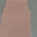 OWEINE Sheer Curtains 84 Inches Long 2 Panels Set, Rod Pocket Fimly Voile Solid Blush Window Curtain Panels for Living Room Bedroom, Soft Voile Sheer Curtains & Drapes, Total 84 Inches Width
