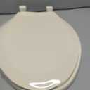 Centoco Elongated Plastic Toilet Seat, Fits Kohler/American Standard/TOTO, Standard Economy Model, Made in the USA, DSAMAZ16-106, Bone