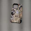 CARLOCA Case for iPhone 15 Pro Max,Vintage Cat Animal Pet Lover Collage Design Hybrid Dual Protection Soft TPU + Hard PC, Shockproof & Anti-Scratch Cover Men Women Stylish Protective Phone Case