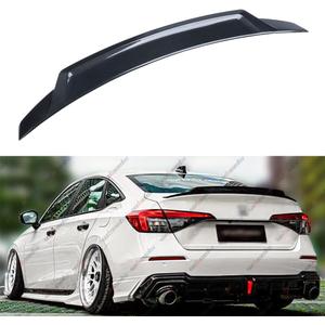 Rear Spoiler Compatible with 2022-2025 Honda Civic, Duckbill Spoiler Fits for 22-25 Sedan, V3 Style Exterior High Kick Trunk Tail Deck Lid Wing Lip (Carbon Fiber Pattern)