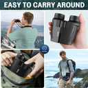 15x25 HD Binoculars for Adults Kids: Wozel Durable & Clear Binoculars Easy Focus