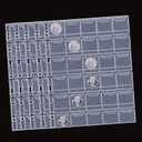 MUDOR Coin Pocket Pages, PVC-Free Coin Sleeves - 30-Pocket Sheets for Binders