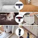 Replacement Vacuum Attachments & Brushes plus Universal Adapter Kit Compatible with Shop Vacs 2-1/4'' 1-7/8'' 1-3/8'' 1-1/4 Inch- Flexible Vacuum Crevice Attachment Tool for Shop Vac Accessories