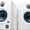 PreSonus Eris 3.5BT Studio Monitors, Pair — 3.5" Inch Powered Speakers, Bookshelf Speakers, Stereo, Desktop Computer, Near Field Music Production, Audio Mixing Recording