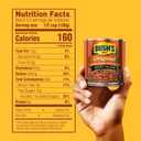 BUSH'S BEST 16 oz Canned Original Baked Beans, Source of Plant Based Protein and Fiber, Low Fat, Gluten Free, (Pack of 12)