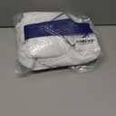 Wrap Around Dust Ruffle Bed Skirt - White - for Queen Size Beds with 12 Inch Drop - Easy Fit Elastic Strap - Adjustable Pleated Bedskirt w/Brushed Fabric - Wrinkle Free - for Women, Men, Kids & Teens