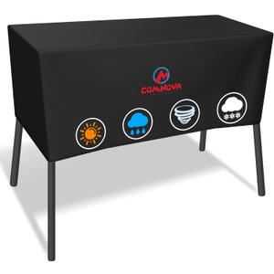 Comnova Grill Cover for Camp Chef 2 Burner Stoves - 600D Outdoor Camping Stove Cover Heavy Duty & Waterproof, 2-Burner Griddle Covers for Camp Chef Explorer EX60LW, EX60P, EX280LW, YK60LW and More