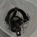 BRONZEDOG Dog Muzzle Adjustable Durable Metal Wire Basket for Large and Extra Large Dogs with Leather Straps Breathable, Drinkable, Training, Prevents Biting (Stainless Steel, Rottweiler)