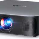 [Short Throw/Built in Apps] Projector 4K with WiFi and Bluetooth, 2000ANSI TOF Auto Focus Keystone Smart Projector for Dolby Audio Home Theater Movie, Kogata Outdoor Projector Portable Ceiling Gray (Grey)