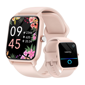 Fitpolo Smart Watch for Women Android & iPhone, Alexa Built-in [1.8" HD Screen] IP68 Waterproof Fitness Watch with Bluetooth Call (Answer/Make), Heart Rate/Sleep/SpO2 Monitor, 105 Sports Trackers