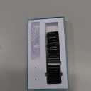 Lerobo Stainless Steel Band Compatible with Samsung Galaxy Watch, Size: Galaxy 7/6/5/4/6 4 Classic/5 Pro/Active 2 Metal Replacement Band for Men Women (Black)